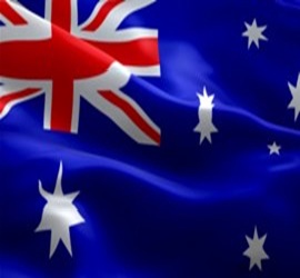 Australia Flag for visit visa