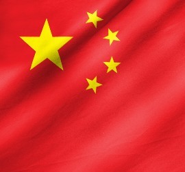 China Flag for visit visa