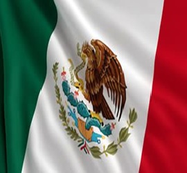 Mexico Flag for visit visa