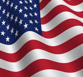 USA Flag for visit visa